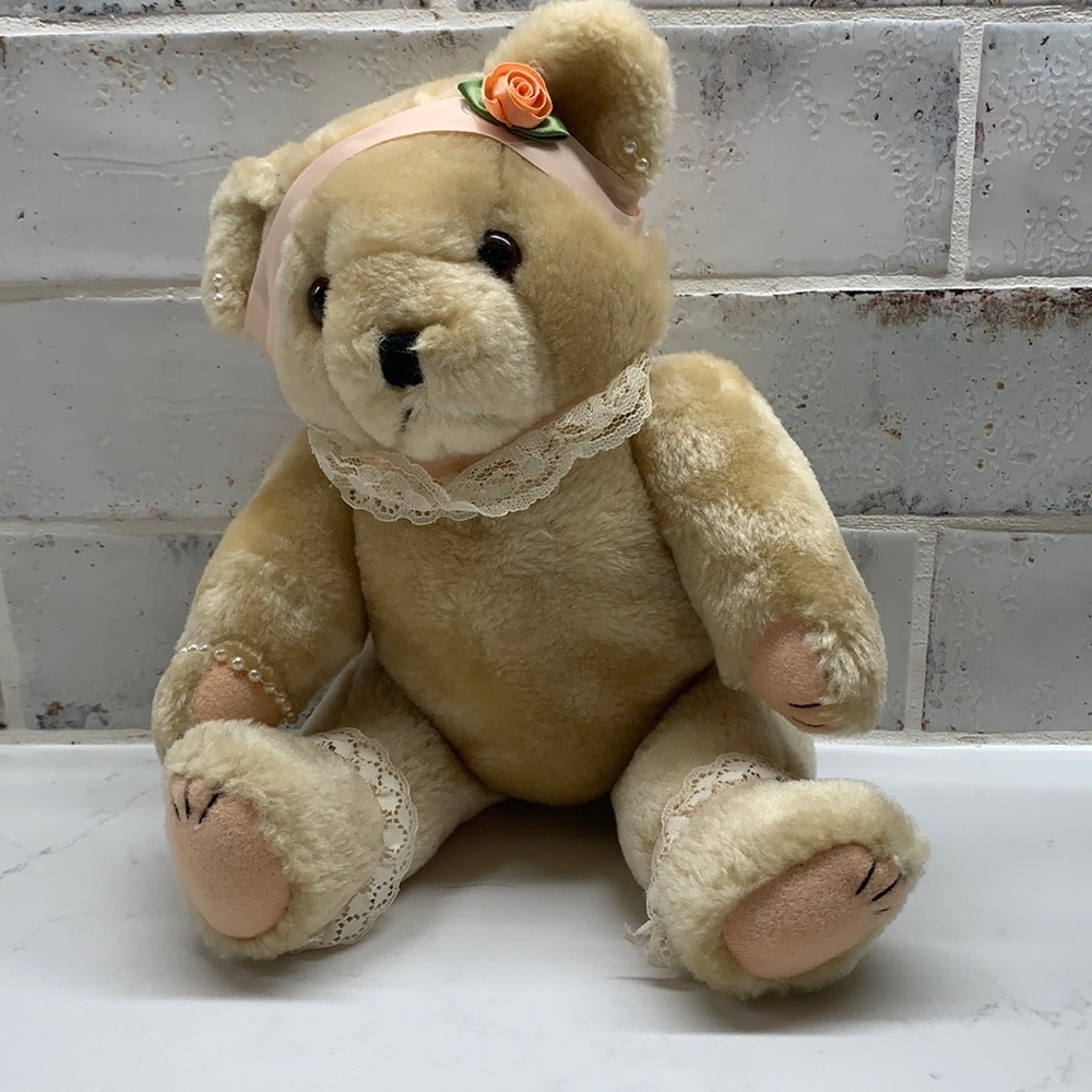 Vintage Like New Movable Teddy Bear